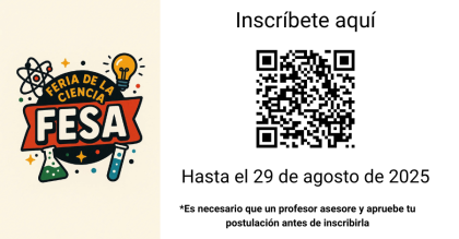 Inscripción Feria de la Ciencia FESA 2025
